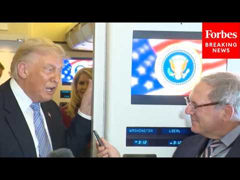Trump Accuses Reporters To Their Faces Of 'Treason' For Their Coverage Of The Iran War