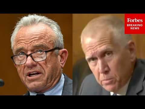 'HHS IS Squeezing Both Sides Of A Balloon': Thom Tillis Grills RFK Jr On Drug Research Funding Cuts