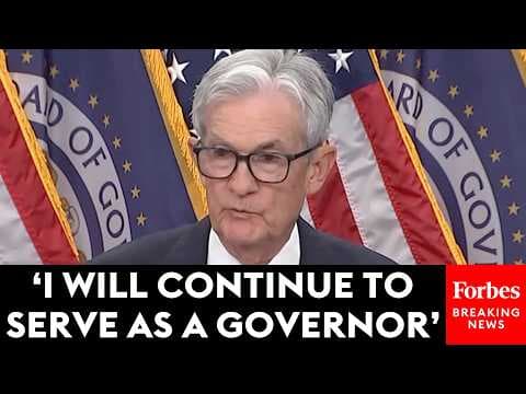 BREAKING NEWS: Jerome Powell Announces Plans To Stay At Federal Reserve After Chair Term Ends
