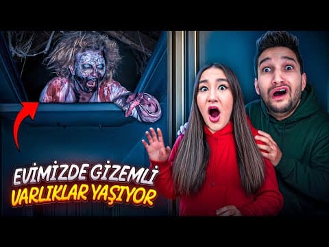 SECRETLY AT MY WIFE'S HOUSE 24 HOURS A NIGHT😱‼️👀HORROR VIDEOS👻👇🏻❤️