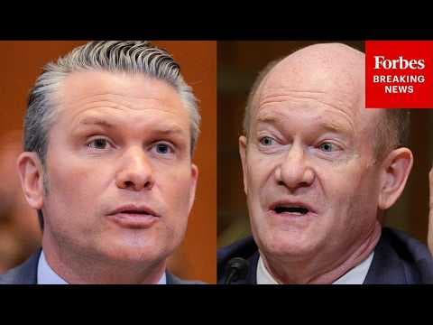 'This Has Been The Law Since January': Coons Grills Hegseth Over Money Appropriated For Ukraine
