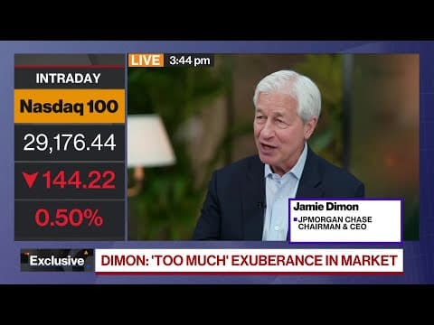 Dimon Says Effects of Iran War Are Getting More Serious Each Day