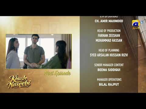 Khush Naseebi Episode 14 Teaser - Geo Entertainment