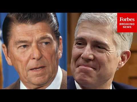Justice Neil Gorsuch Asked: 'What Does Ronald Reagan Mean To You?'