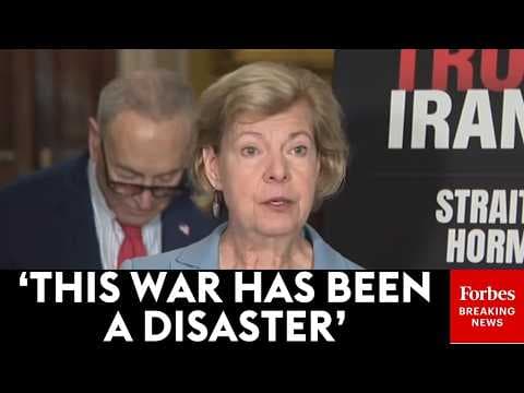 Tammy Baldwin Tears Apart 'Illegal War Of Choice' In Iran For Raising Costs On Fertilizer, Gas