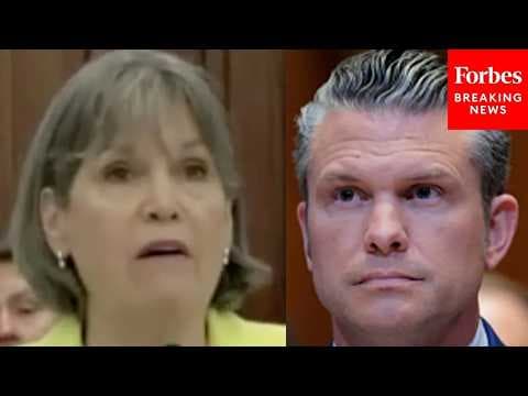 BREAKING NEWS: Hegseth Called Out For Iran War 'Defeatists' Comments To His Face By Betty McCollum