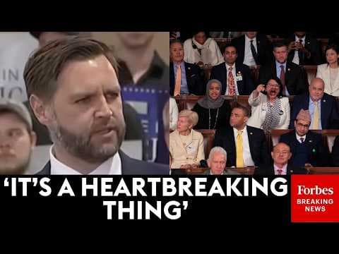 'What Is Wrong With You!': JD Vance Flames Dems Over Behavior At State Of Union Address