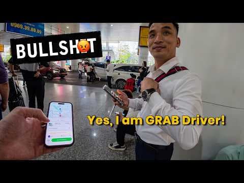 Avoid These Guys at Vietnam Airports: FAKE GRAB SCAM! 🇻🇳