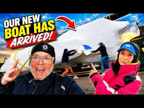 SIGHT UNSEEN : UNBOXING OUR BRAND NEW YACHT - What have we done?