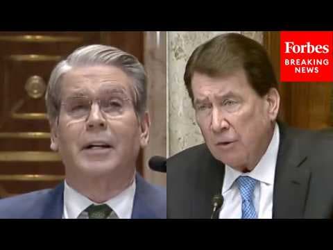 Hagert Asks Bessent About Rationale Behind Treasury's Contract Cancellation For Booz Allen Hamilton