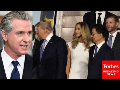 'It's Just Sick': Newsom Decries 'The Graft, The Corruption' Of Trump Bringing Family On China Trip