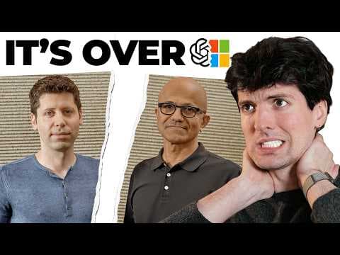 Microsoft and OpenAI break up (Amazon is pumped)