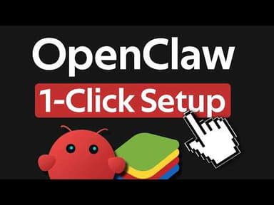 Finally! OpenClaw Installs in One Click Without Any Terminal (BlueStacks AI)