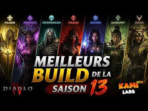 TIER LIST des MEILLEURS BUILDS Diablo 4 Saison 13 (Lord of Hatred)