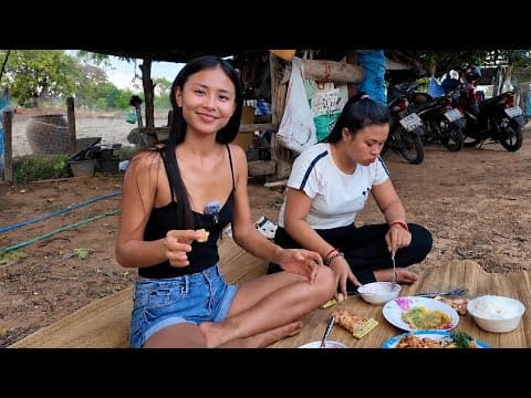 Village Life And How To Cook Real Thai Somtam