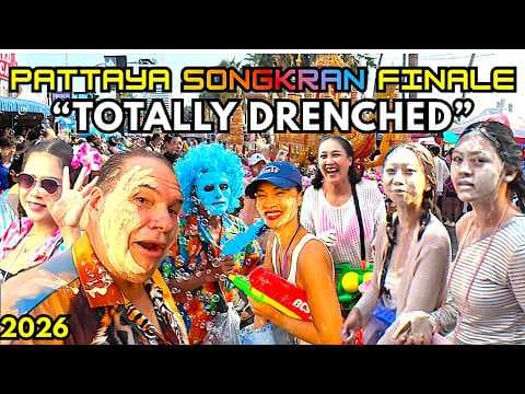 Songkran Water Fight Festival 2026: PATTAYA BEACH Rd Massive FINALE