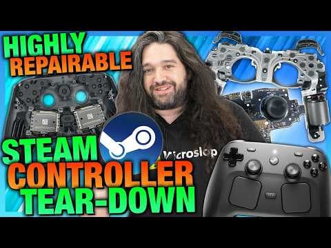 Impressive Repairability: Valve Steam Controller Tear-Down & Disassembly