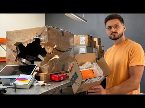 J’ai racheté 30kg de COLIS RETOURS Amazon “PREMIUM” (arnaque ou rentable ?)