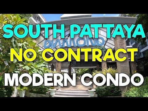 SINGLE MONTH OPTION STYLISH MODERN CONDO IN SOUTH PATTAYA FROM 10,000 BAHT - DIAMOND SUITES RESORT