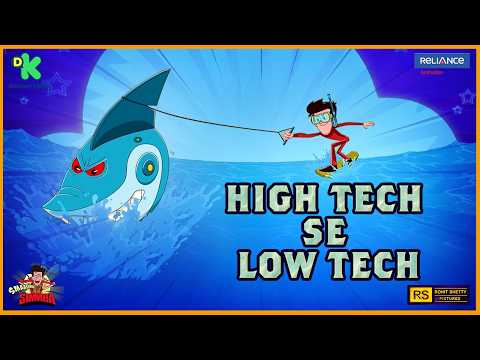 SHARK LASER ATTACK ON GOLD SUBMARINE! 🦈🔥 | Hi-Tech Hunter vs Simmba | Smashing Simmba