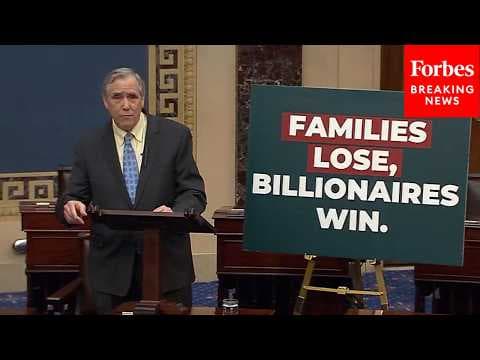 'Families Lose And Billionaires Win': Jeff Merkley Trashes GOP's Budget Reconciliation
