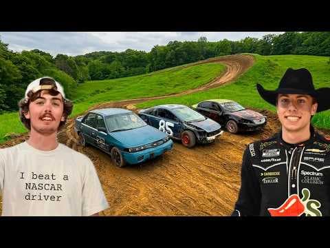 $500 Junk Car Race VS NASCAR Driver