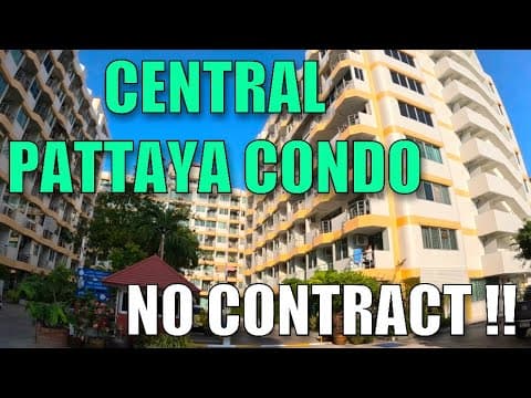SINGLE MONTH RENTAL OPTION FURNISHED CENTRAL PATTAYA CONDO FROM 11,000 BAHT REVIEW - UCC CONDOTEL