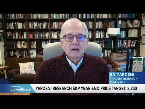 Ed Yardeni Boosts S&P Target Amid ‘Unprecedented’ Earnings Expectations