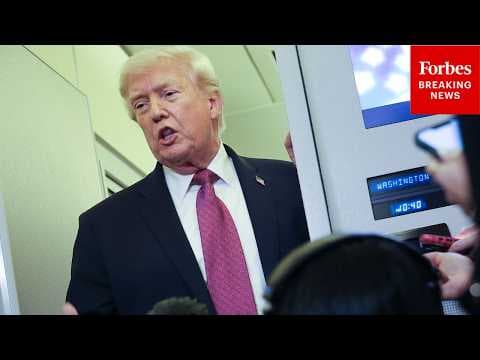 ICYMI: President Trump Holds Press Conference Aboard Air Force One