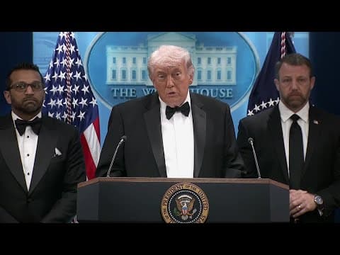 Trump Recounts Shooting Incident at Correspondents’ Dinner