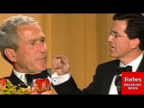 'This Admin. Is Soaring...': Colbert Brutally Mocks George W. Bush To His Face At 2006 WCHD | FULL