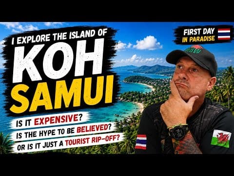 “My First Day Exploring Koh Samui 🇹🇭”
