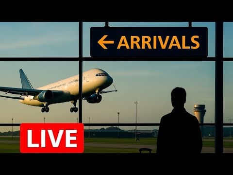 Da Nang Vietnam airport arrival: Livestream