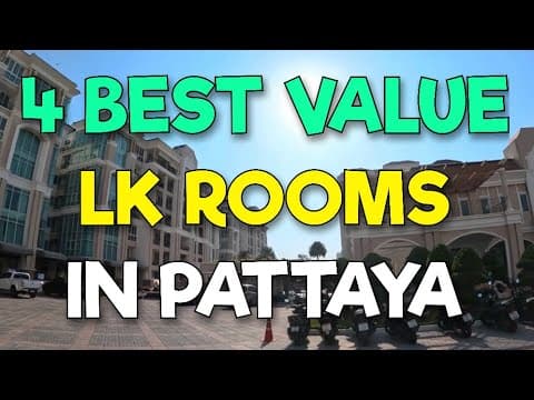 4 BEST VALUE CENTRAL PATTAYA LK HOTEL MONTHLY SERVICED ROOMS - FROM 6,500 BAHT PER MONTH