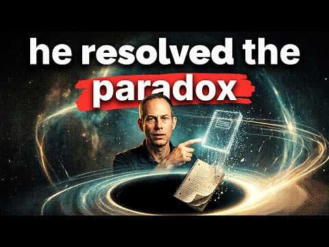 Did This Physicist Just Resolve the Black Hole Information Paradox?