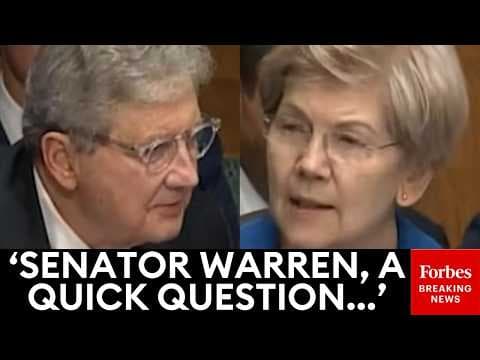 Warren Introduces An Amendment To Allow Sanctioning Of Crypto Platforms—Then Kennedy Chimes In