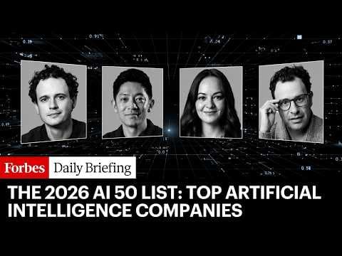 The 2026 AI 50 List: Top Artificial Intelligence Companies