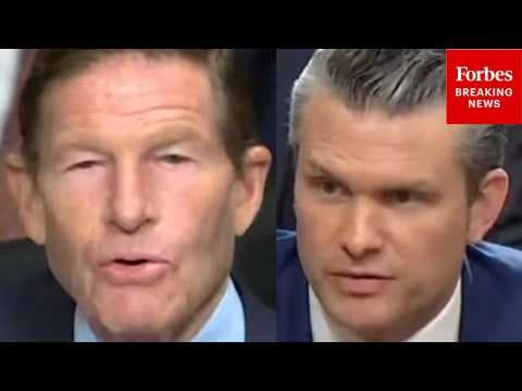 'Is There Going To Be A Report?': Blumenthal Presses Hegseth For Answers On Iran School Strike