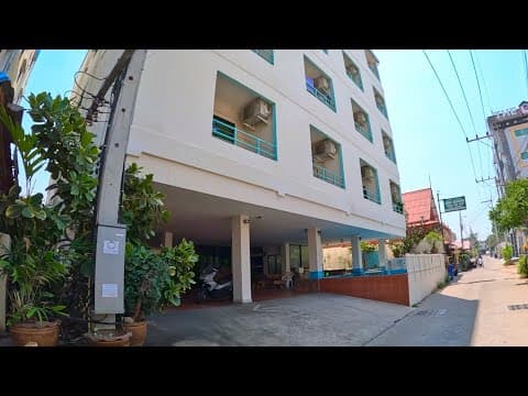 10,000 BAHT PER MONTH CENTRAL PATTAYA ROOM WITH TWICE A WEEK CLEANING & LARGE BALCONY - MIND MANSION