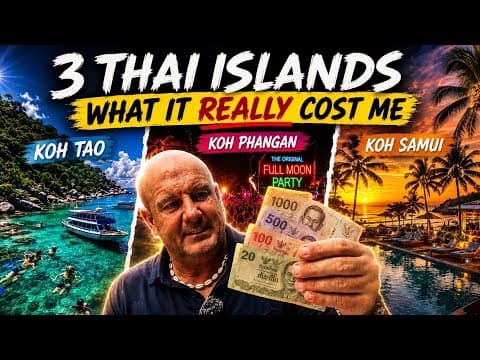 3 Thailand islands total cost