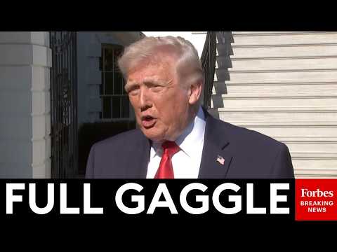 BREAKING NEWS: Trump Gaggles With Reporters Amid Iran Talks