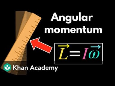Angular momentum of rigid systems | AP Physics | Khan Academy
