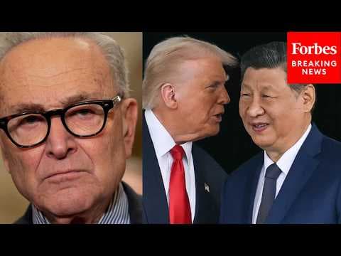'Only Trump Could Sell Out To China': Chuck Schumer Issues Warning On Trump's Meeting With Xi