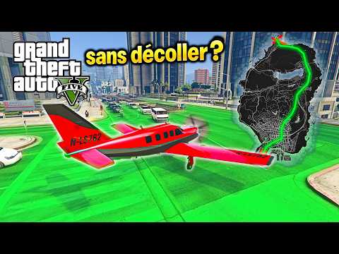 Peut-on traverser TOUTE la map de GTA 5 en AVION sans DECOLLER ?!