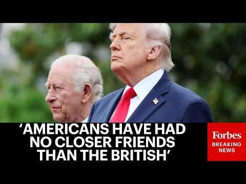 BREAKING NEWS: President Trump Speaks At Event With King Charles At The White House