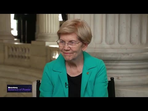 Senator Warren on War in Iran, Warsh Hearing and Fed Independence