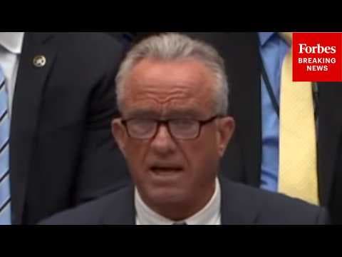 JUST IN: RFK Jr. Touts His 'MAHA Agenda' During House Hearing