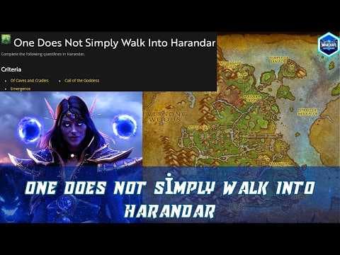 One Does Not Simply Walk Into Harandar Achievement | Complete the following questlines in Harandar