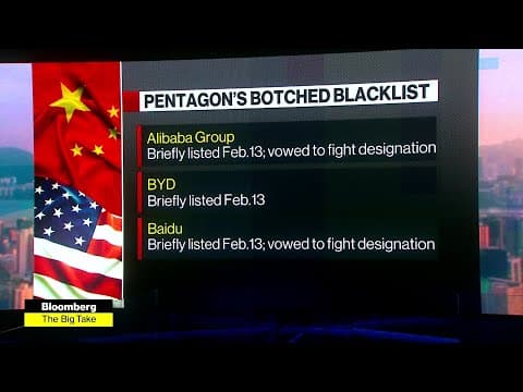 Pentagon's Botched Blacklist Looms Over Trump-Xi Summit in China