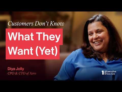 AI killed the product roadmap | Diya Jolly (CPO & CTO of Xero)